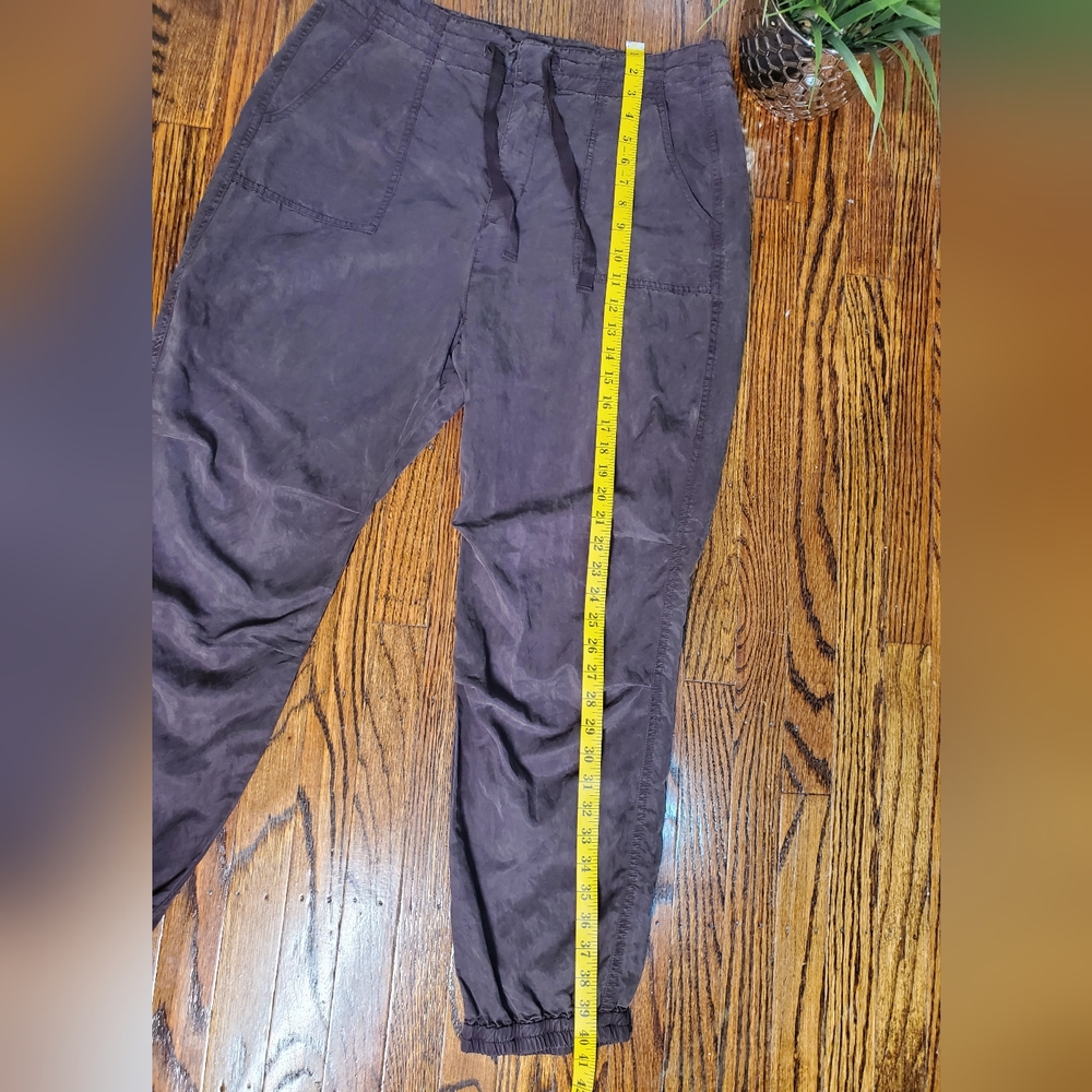 Anthropologie Women's Slouchy Aviator Jogger Pants Browm Size 12 - Picture 9 of 14